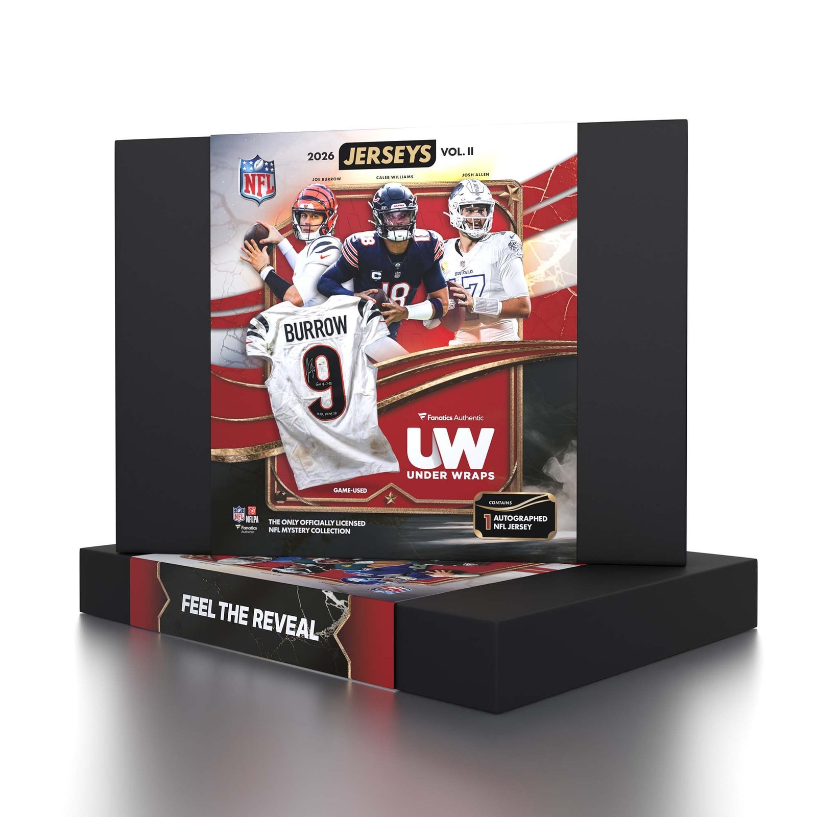 2026 Under Wraps Autographed NFL Jerseys Vol. II – Single Mystery Box
