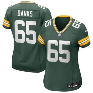 Aaron Banks Women’s Nike Green Green Bay Packers Custom Game Jersey