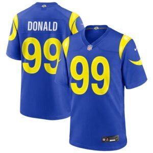 Aaron Donald Youth Nike Royal Los Angeles Rams Custom Game Jersey Aaron Donald Youth Nike Royal Los Angeles Rams Custom Game Jersey