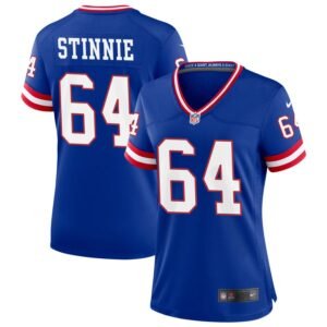 Aaron Stinnie Women’s Nike Royal New York Giants Classic Custom Game Jersey