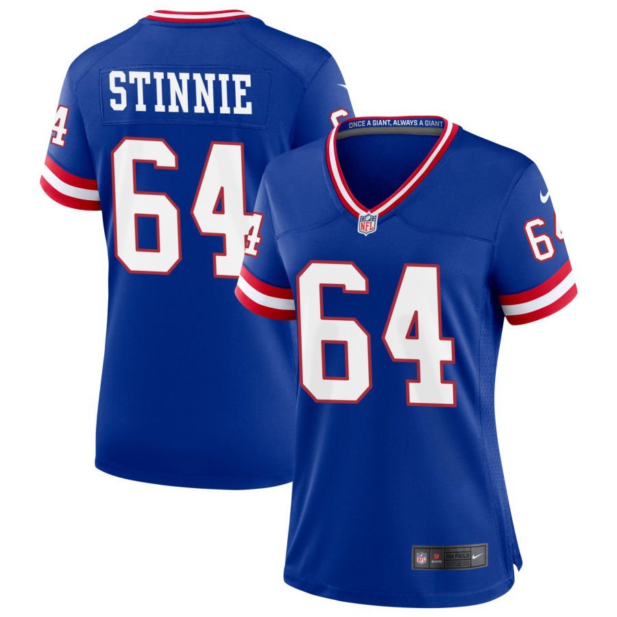 Aaron Stinnie Women’s Nike Royal New York Giants Classic Custom Game Jersey Aaron Stinnie Women’s Nike Royal New York Giants Classic Custom Game Jersey