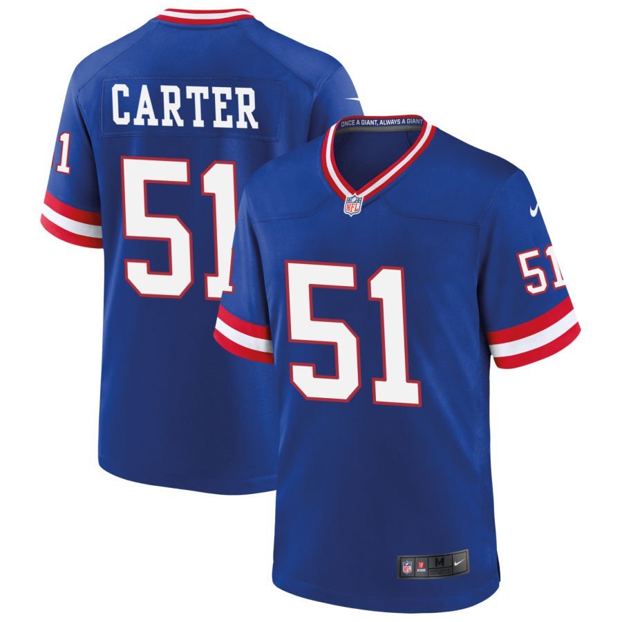 Abdul Carter Men’s Nike Royal New York Giants Classic Custom Game Jersey Abdul Carter Men’s Nike Royal New York Giants Classic Custom Game Jersey