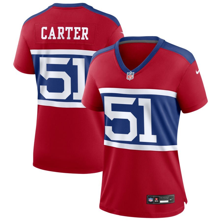 Abdul Carter Women’s Nike Century Red New York Giants Alternate Game Custom Jersey Abdul Carter Women’s Nike Century Red New York Giants Alternate Game Custom Jersey