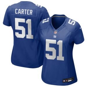 Abdul Carter Women’s Nike Royal New York Giants Custom Jersey