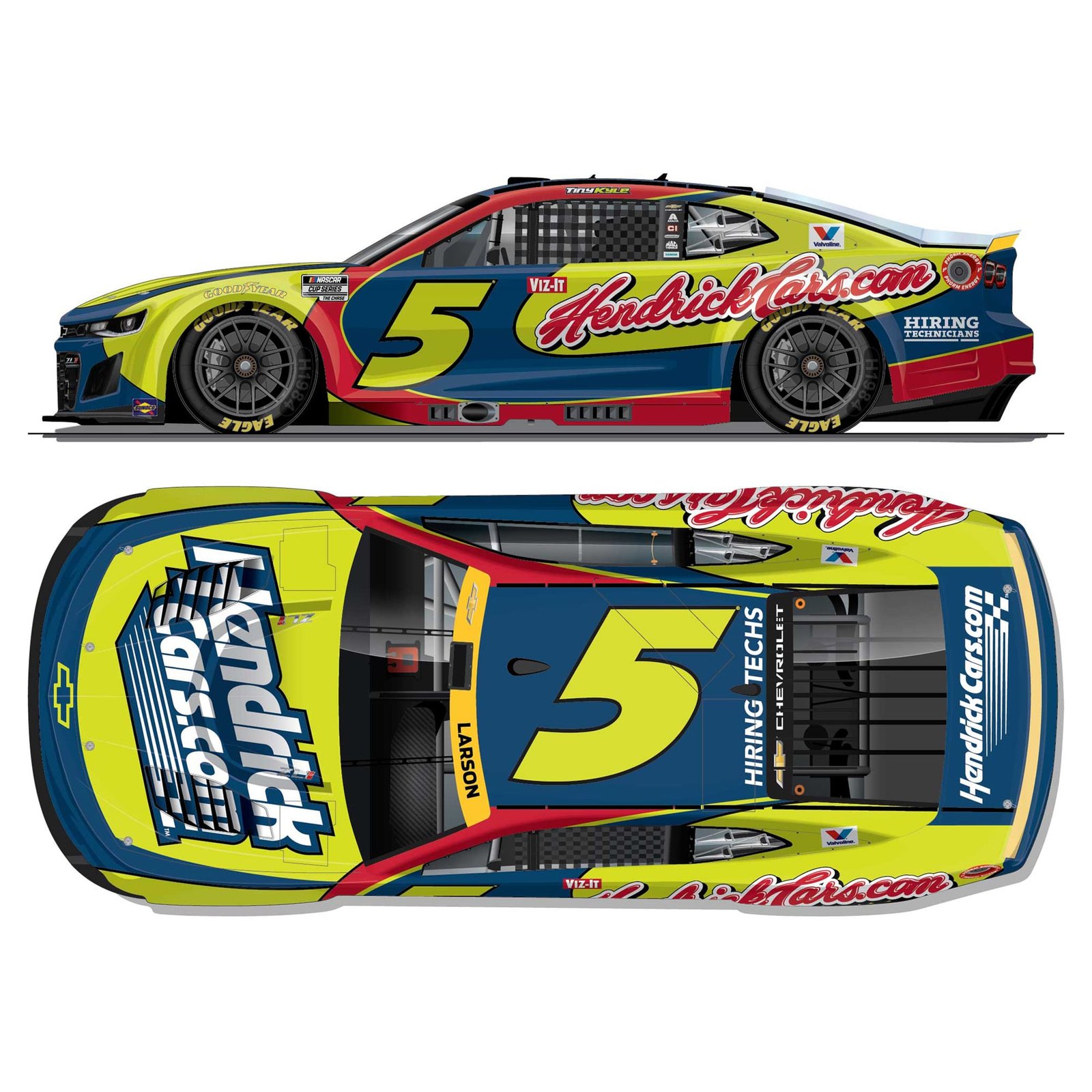 Action Racing Kyle Larson 2026 #5 Hendrickcars.com Tribute 1:64 Regular Die-Cast Chevrolet Camaro ZL1 Action Racing Kyle Larson 2026 #5 Hendrickcars.com Tribute 1:64 Regular Die-Cast Chevrolet Camaro ZL1