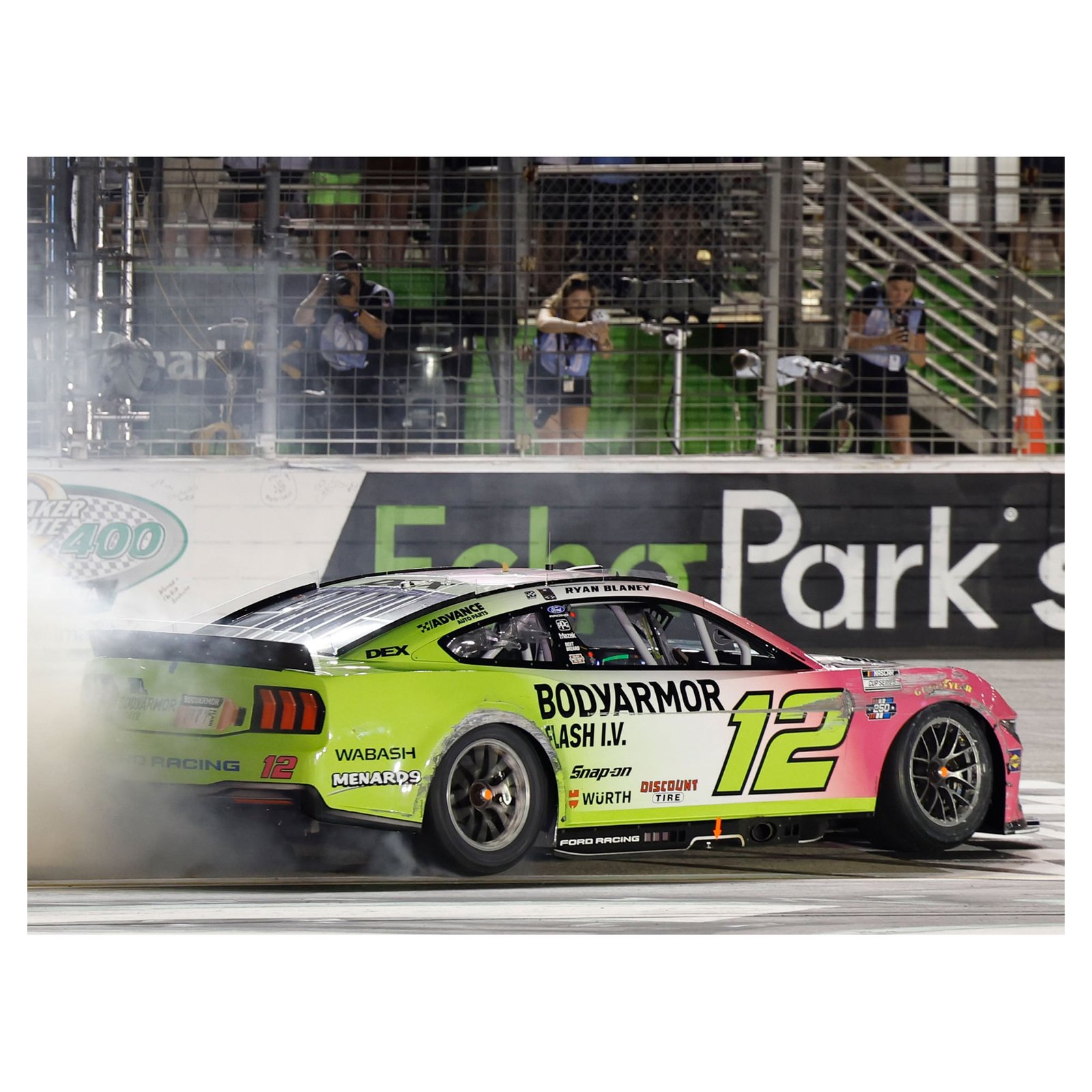 Action Racing Ryan Blaney Quaker State 400 Race Winner 1:24 Elite Die-Cast Car
