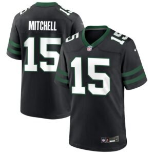 Adonai Mitchell Men’s Nike Legacy Black New York Jets Alternate Custom Game Jersey Adonai Mitchell Men’s Nike Legacy Black New York Jets Alternate Custom Game Jersey