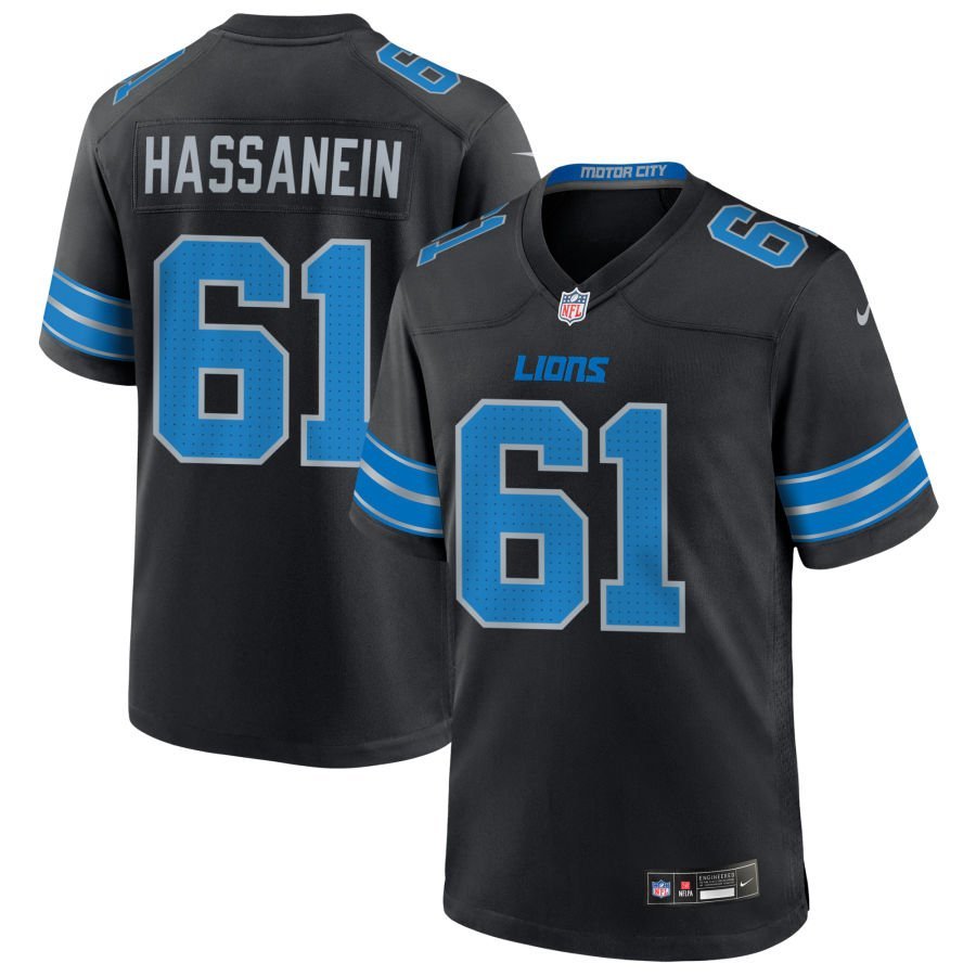 Ahmed Hassanein Men’s Nike Black Detroit Lions Alternate Custom Game Jersey Ahmed Hassanein Men’s Nike Black Detroit Lions Alternate Custom Game Jersey
