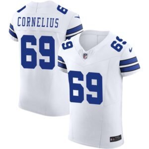 Ajani Cornelius Men’s Nike White Dallas Cowboys Vapor F.U.S.E. Elite Custom Jersey