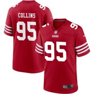Alfred Collins Youth Nike Scarlet San Francisco 49ers Game Custom Jersey Alfred Collins Youth Nike Scarlet San Francisco 49ers Game Custom Jersey