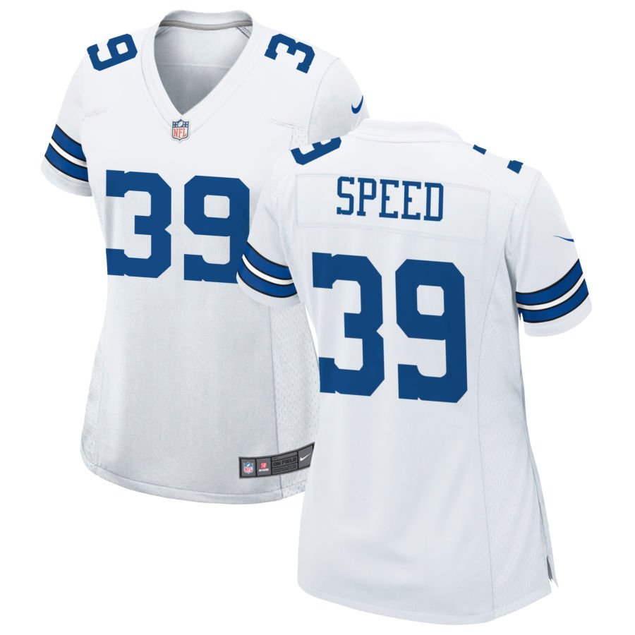 Ameer Speed Women’s Nike White Dallas Cowboys Custom Game Jersey