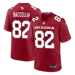 Andre Baccellia Men’s Nike Cardinal Arizona Cardinals Custom Game Jersey