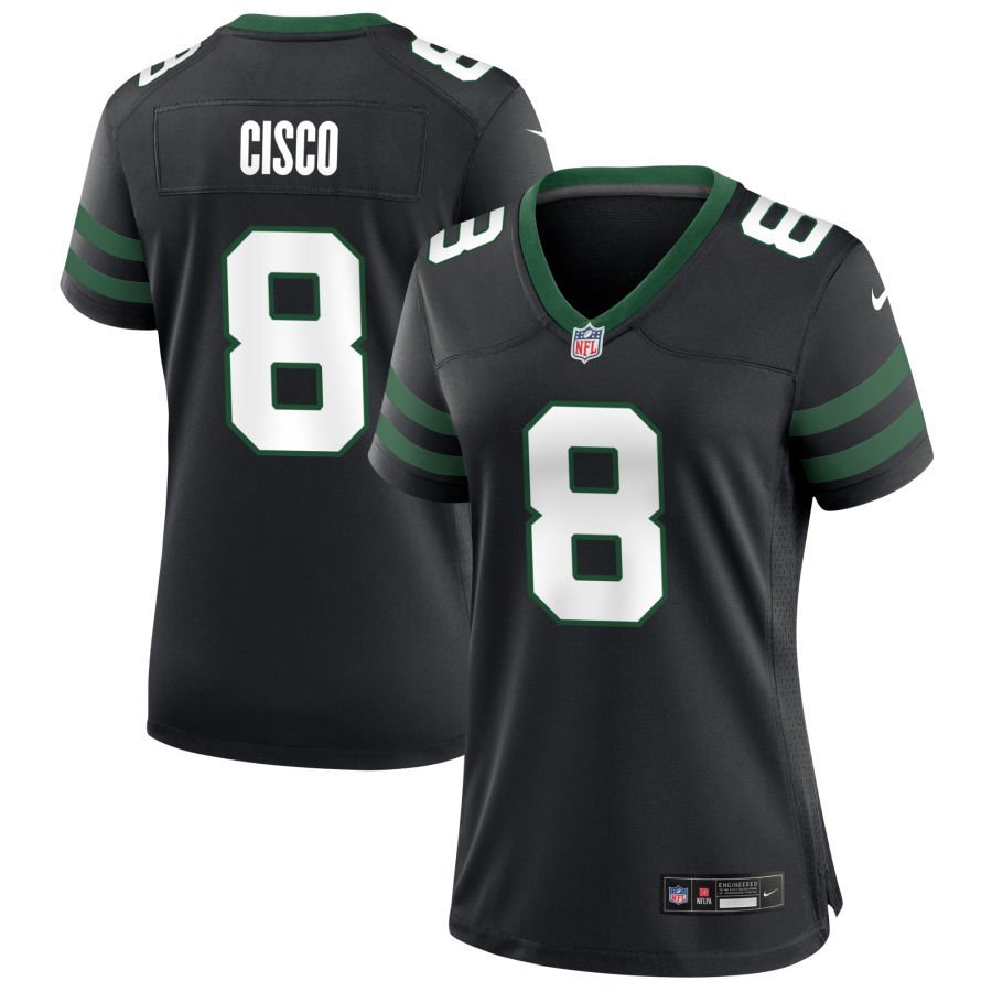 Andre Cisco Women’s Nike Legacy Black New York Jets Alternate Custom Game Jersey Andre Cisco Women’s Nike Legacy Black New York Jets Alternate Custom Game Jersey