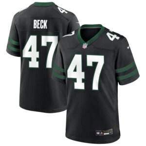 Andrew Beck Men’s Nike Legacy Black New York Jets Alternate Custom Game Jersey Andrew Beck Men’s Nike Legacy Black New York Jets Alternate Custom Game Jersey