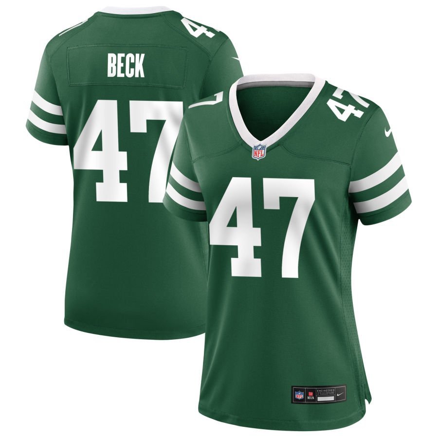 Andrew Beck Women’s Nike Legacy Green New York Jets Custom Game Jersey Andrew Beck Women’s Nike Legacy Green New York Jets Custom Game Jersey