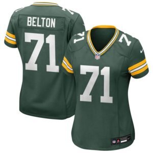 Anthony Belton Women’s Nike Green Green Bay Packers Custom Game Jersey