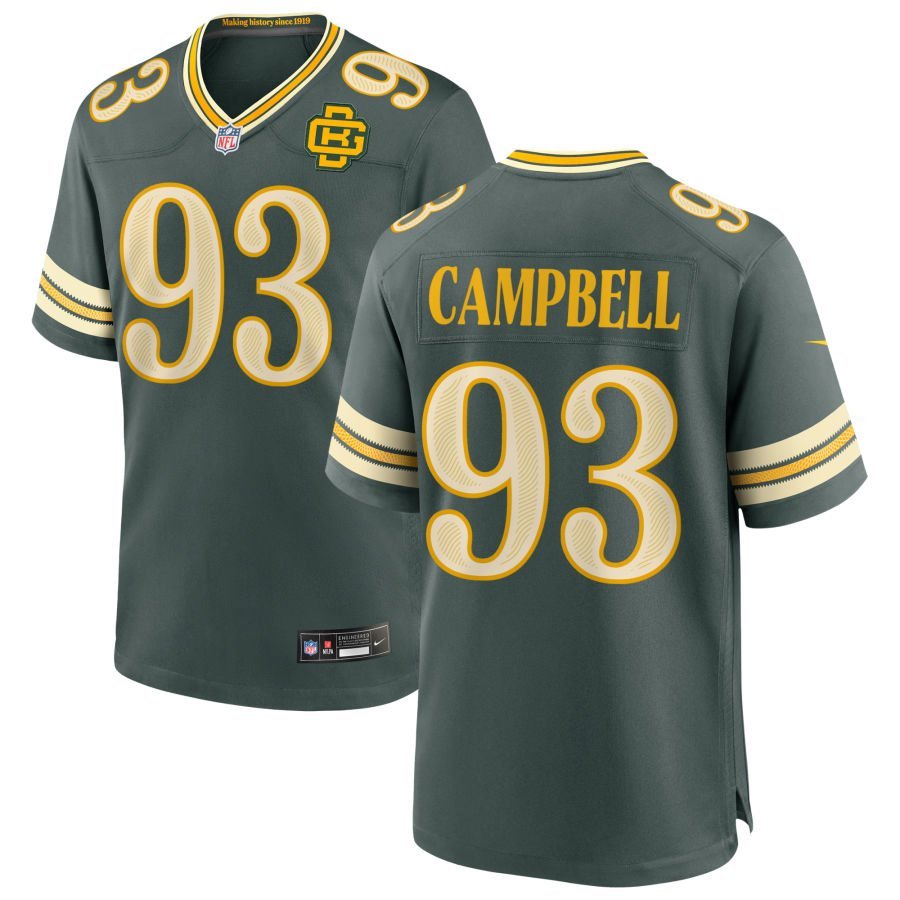 Anthony Campbell Men’s Nike Green Green Bay Packers 2026 Rivalries Collection Game Custom Jersey Anthony Campbell Men’s Nike Green Green Bay Packers 2026 Rivalries Collection Game Custom Jersey