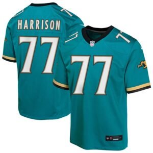 Anton Harrison Youth Nike Teal Jacksonville Jaguars Prowler Throwback Custom Game Jersey Anton Harrison Youth Nike Teal Jacksonville Jaguars Prowler Throwback Custom Game Jersey