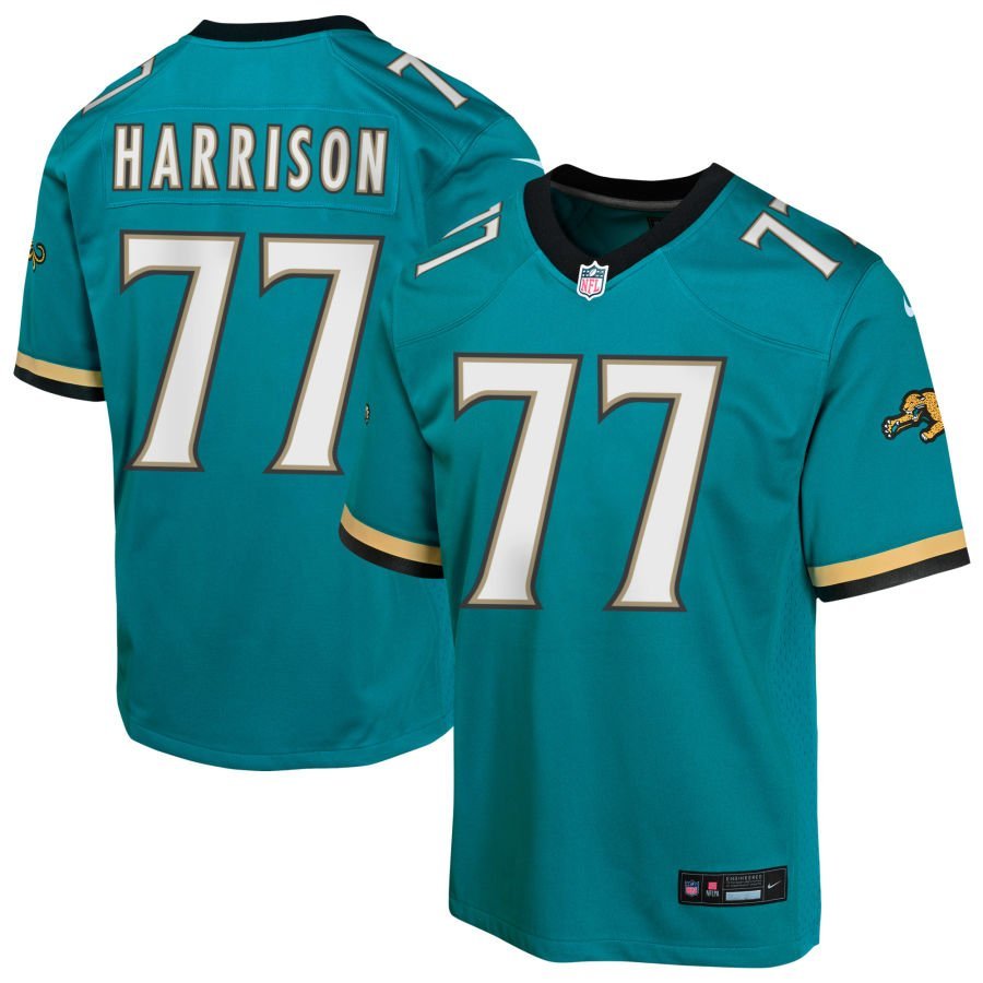 Anton Harrison Youth Nike Teal Jacksonville Jaguars Prowler Throwback Custom Game Jersey
