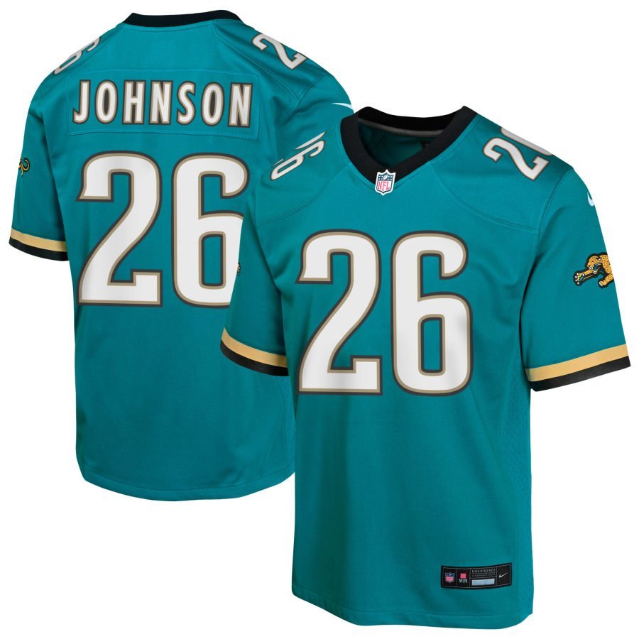Antonio Johnson Youth Nike Teal Jacksonville Jaguars Prowler Throwback Custom Game Jersey Antonio Johnson Youth Nike Teal Jacksonville Jaguars Prowler Throwback Custom Game Jersey