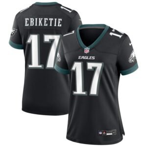 Arnold Ebiketie Women’s Nike Black Philadelphia Eagles Alternate Custom Game Jersey