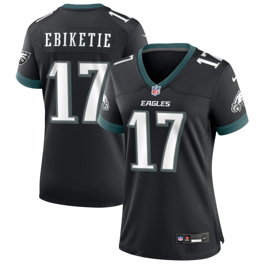 Arnold Ebiketie Women’s Nike Black Philadelphia Eagles Alternate Custom Game Jersey Arnold Ebiketie Women’s Nike Black Philadelphia Eagles Alternate Custom Game Jersey