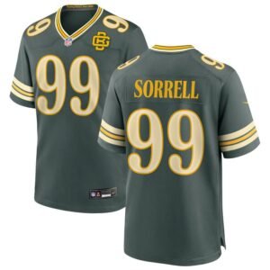 Barryn Sorrell Men’s Nike Green Green Bay Packers 2026 Rivalries Collection Game Custom Jersey Barryn Sorrell Men’s Nike Green Green Bay Packers 2026 Rivalries Collection Game Custom Jersey