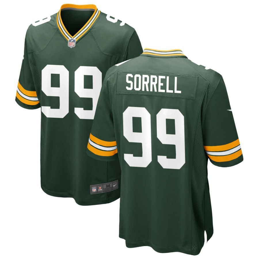 Barryn Sorrell Men’s Nike Green Green Bay Packers Custom Game Jersey Barryn Sorrell Men’s Nike Green Green Bay Packers Custom Game Jersey