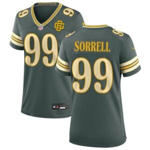 Barryn Sorrell Women’s Nike Green Green Bay Packers 2026 Rivalries Collection Game Custom Jersey Barryn Sorrell Women’s Nike Green Green Bay Packers 2026 Rivalries Collection Game Custom Jersey