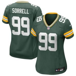 Barryn Sorrell Women’s Nike Green Green Bay Packers Custom Game Jersey Barryn Sorrell Women’s Nike Green Green Bay Packers Custom Game Jersey