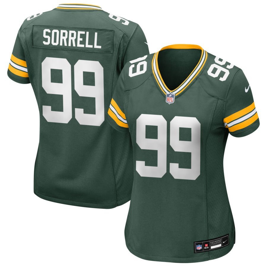 Barryn Sorrell Women’s Nike Green Green Bay Packers Custom Game Jersey Barryn Sorrell Women’s Nike Green Green Bay Packers Custom Game Jersey