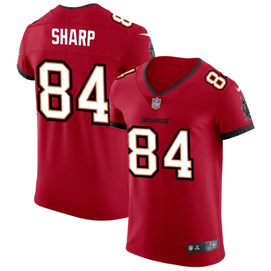 Bauer Sharp Men’s Nike Red Tampa Bay Buccaneers Vapor Elite Custom Jersey