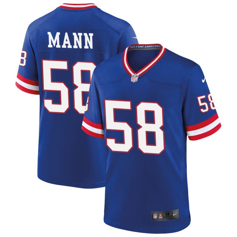 Ben Mann Men’s Nike Royal New York Giants Classic Custom Game Jersey Ben Mann Men’s Nike Royal New York Giants Classic Custom Game Jersey