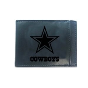 Black Dallas Cowboys Hybrid Leather Front Pocket Bi-Fold Wallet with Money Clip Black Dallas Cowboys Hybrid Leather Front Pocket Bi-Fold Wallet with Money Clip