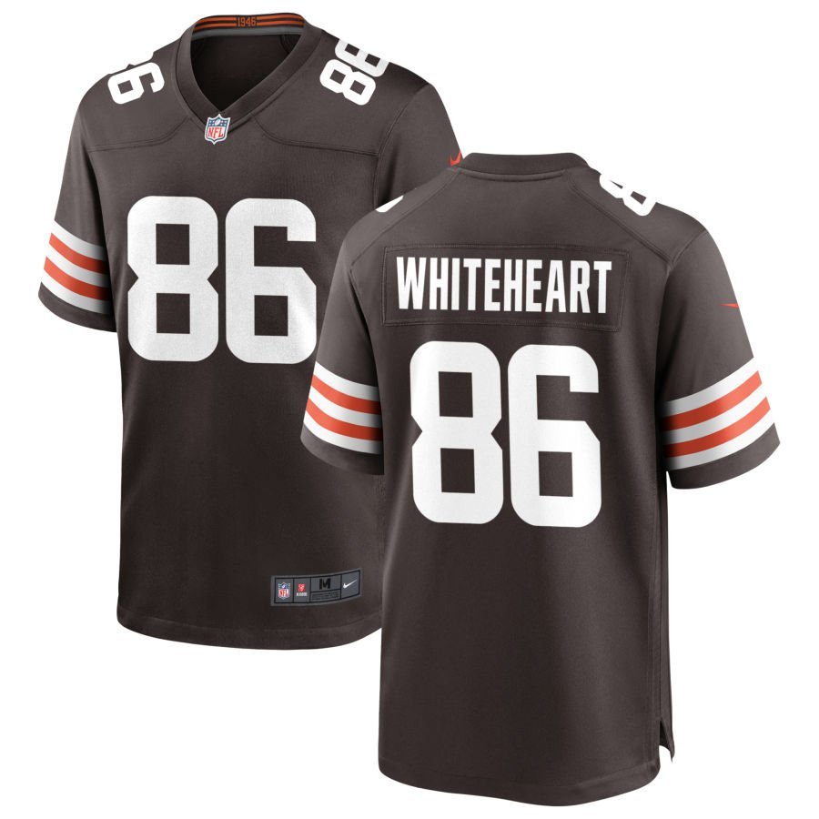 Blake Whiteheart Men’s Nike Cleveland Browns Brown Custom Game Jersey