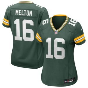 Bo Melton Women’s Nike Green Green Bay Packers Custom Game Jersey Bo Melton Women’s Nike Green Green Bay Packers Custom Game Jersey