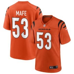 Boye Mafe Men’s Nike Orange Cincinnati Bengals Alternate Game Custom Jersey Boye Mafe Men’s Nike Orange Cincinnati Bengals Alternate Game Custom Jersey