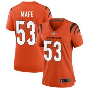 Boye Mafe Women’s Nike Orange Cincinnati Bengals Alternate Game Custom Jersey Boye Mafe Women’s Nike Orange Cincinnati Bengals Alternate Game Custom Jersey