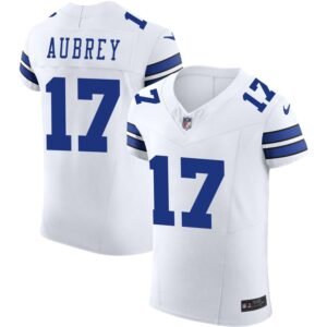Brandon Aubrey Men’s Nike White Dallas Cowboys Vapor F.U.S.E. Elite Custom Jersey Brandon Aubrey Men’s Nike White Dallas Cowboys Vapor F.U.S.E. Elite Custom Jersey