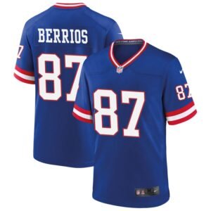 Braxton Berrios Men’s Nike Royal New York Giants Classic Custom Game Jersey Braxton Berrios Men’s Nike Royal New York Giants Classic Custom Game Jersey