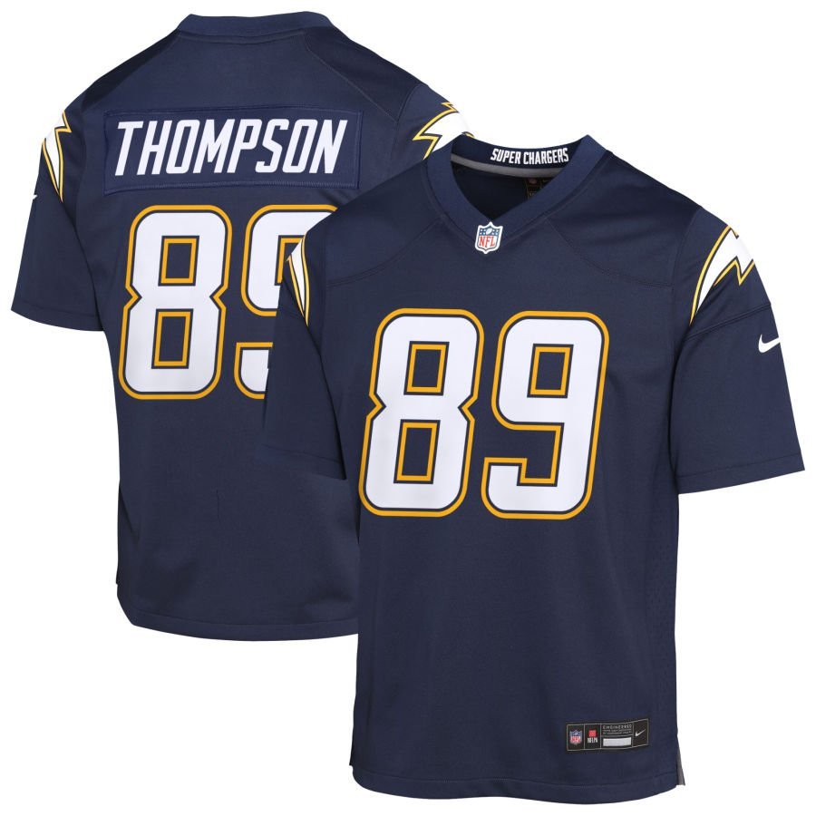 Brenen Thompson Youth Nike Navy Los Angeles Chargers Alternate Super Chargers Game Custom Jersey