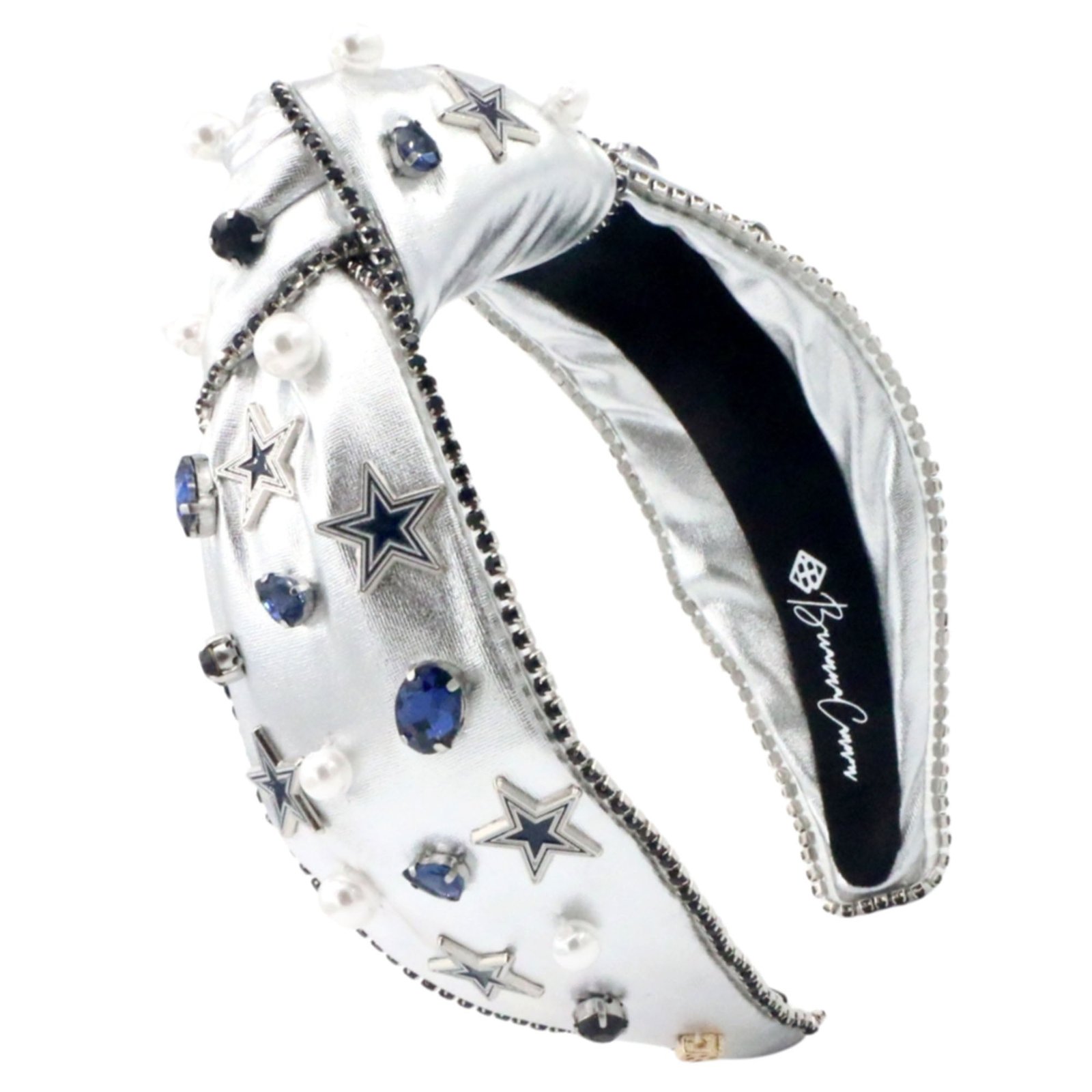 Brianna Cannon Dallas Cowboys Logo Headband Brianna Cannon Dallas Cowboys Logo Headband
