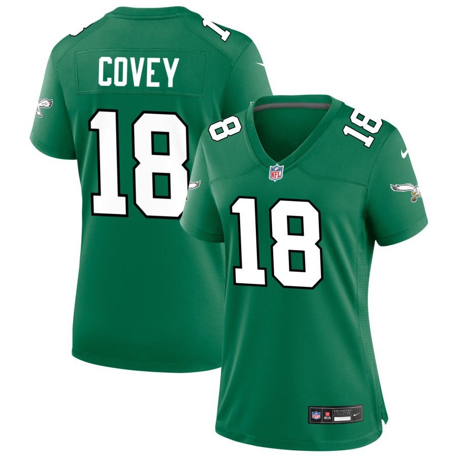Britain Covey Women’s Nike Kelly Green Philadelphia Eagles Alternate Custom Game Jersey Britain Covey Women’s Nike Kelly Green Philadelphia Eagles Alternate Custom Game Jersey