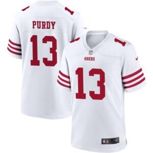 Brock Purdy Men’s Nike White San Francisco 49ers Game Custom Player Jersey Brock Purdy Men’s Nike White San Francisco 49ers Game Custom Player Jersey
