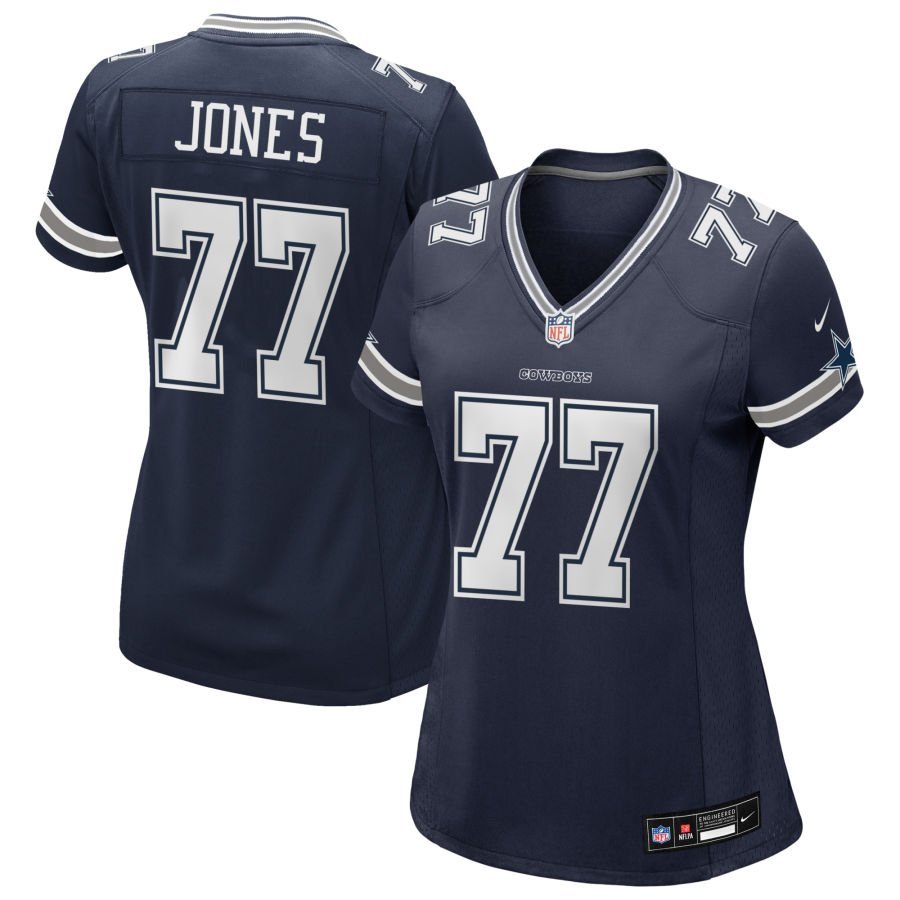 Broderick Jones Women’s Nike Navy Dallas Cowboys Custom Game Jersey