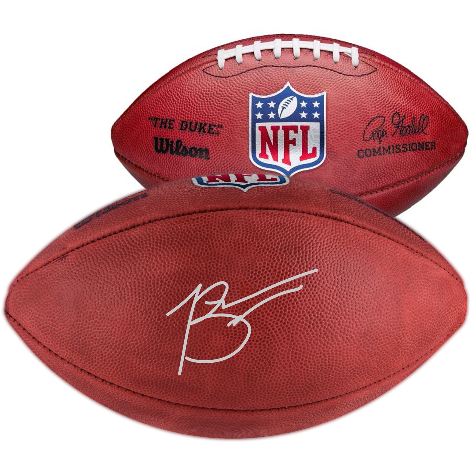 Bryce Young Carolina Panthers Autographed Wilson Duke Full Color Football