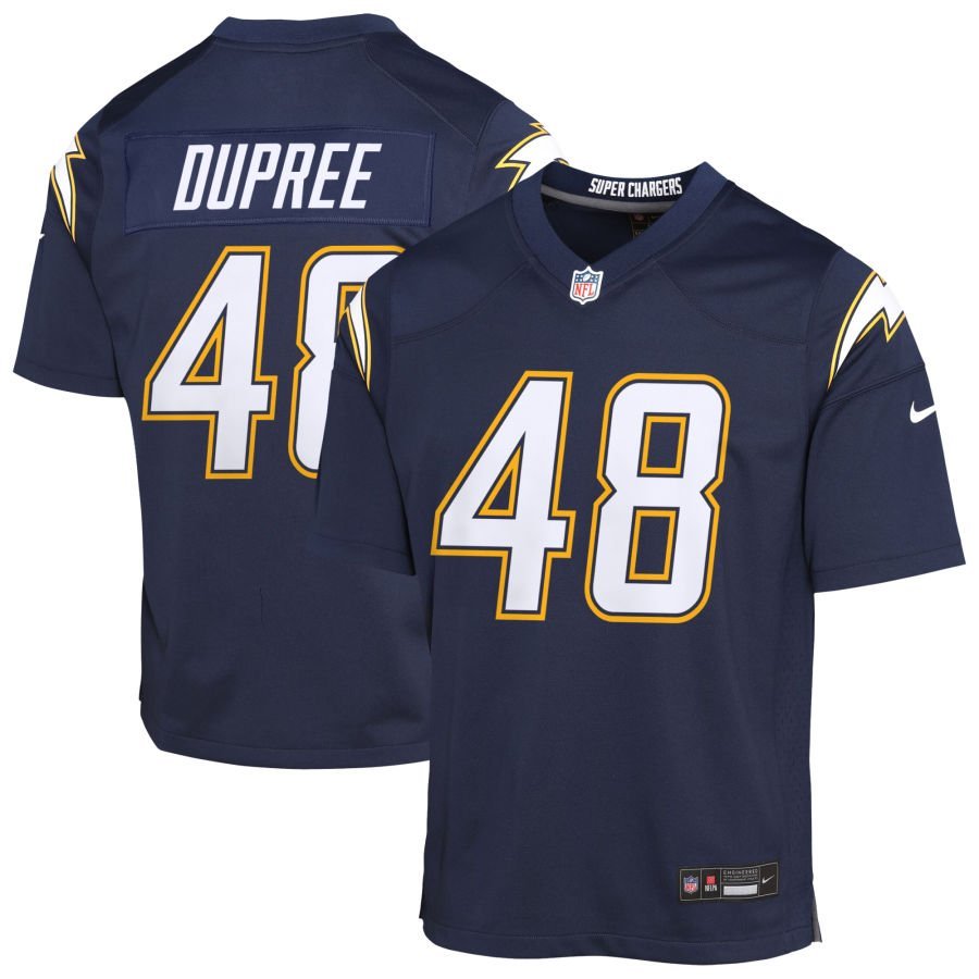 Bud Dupree Youth Nike Navy Los Angeles Chargers Alternate Super Chargers Game Custom Jersey