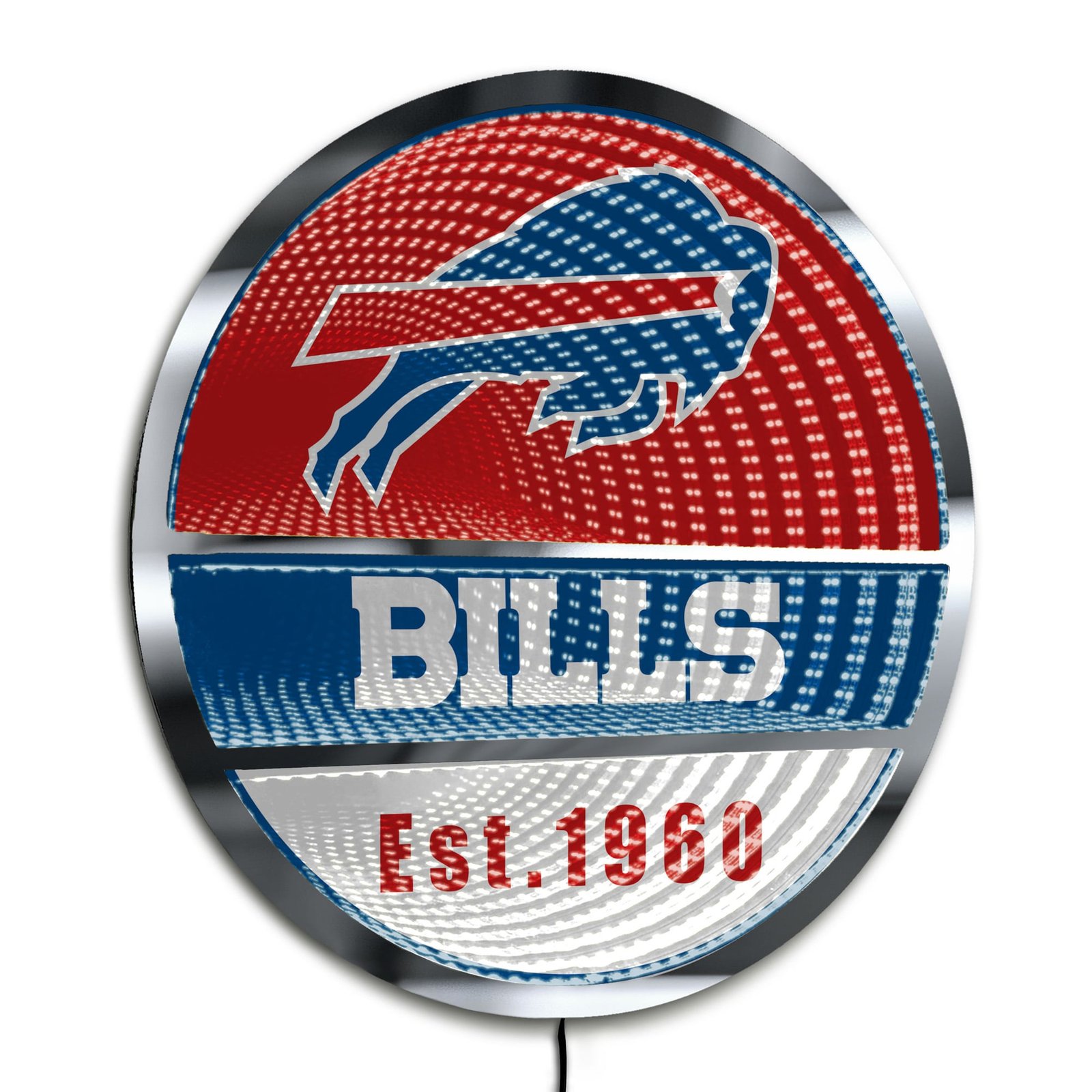 Buffalo Bills Three-Cell Circular Infinity Light
