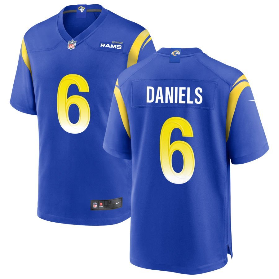 CJ Daniels Men’s Nike Royal Los Angeles Rams Custom Game Jersey