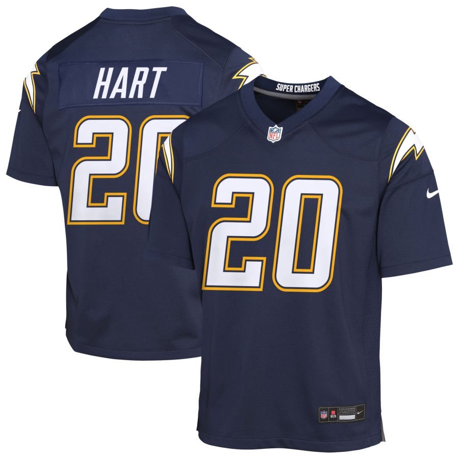 Cam Hart Youth Nike Navy Los Angeles Chargers Alternate Super Chargers Game Custom Jersey